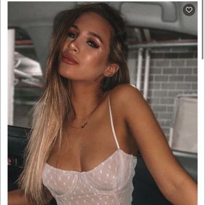 No Looking Back Bodysuit White sold 🚩